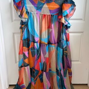 NWT Lavender Brown Mini Dress